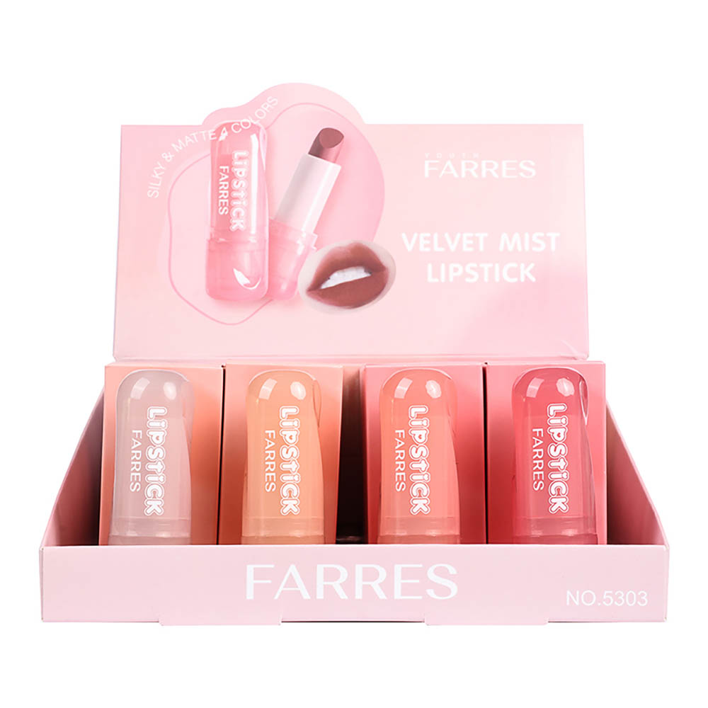 Помада вельветовая с эффектом тумана (с тестерами) тм Farres 3,6 г - #2