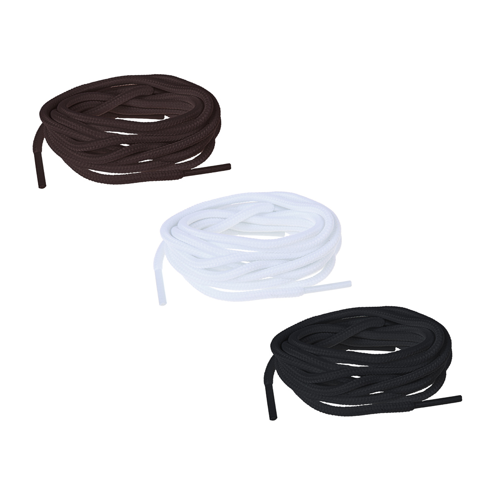 EGOIST Шнурки для обуви круглые, d4мм, 1м, 1 пара, 3 цвета - #1