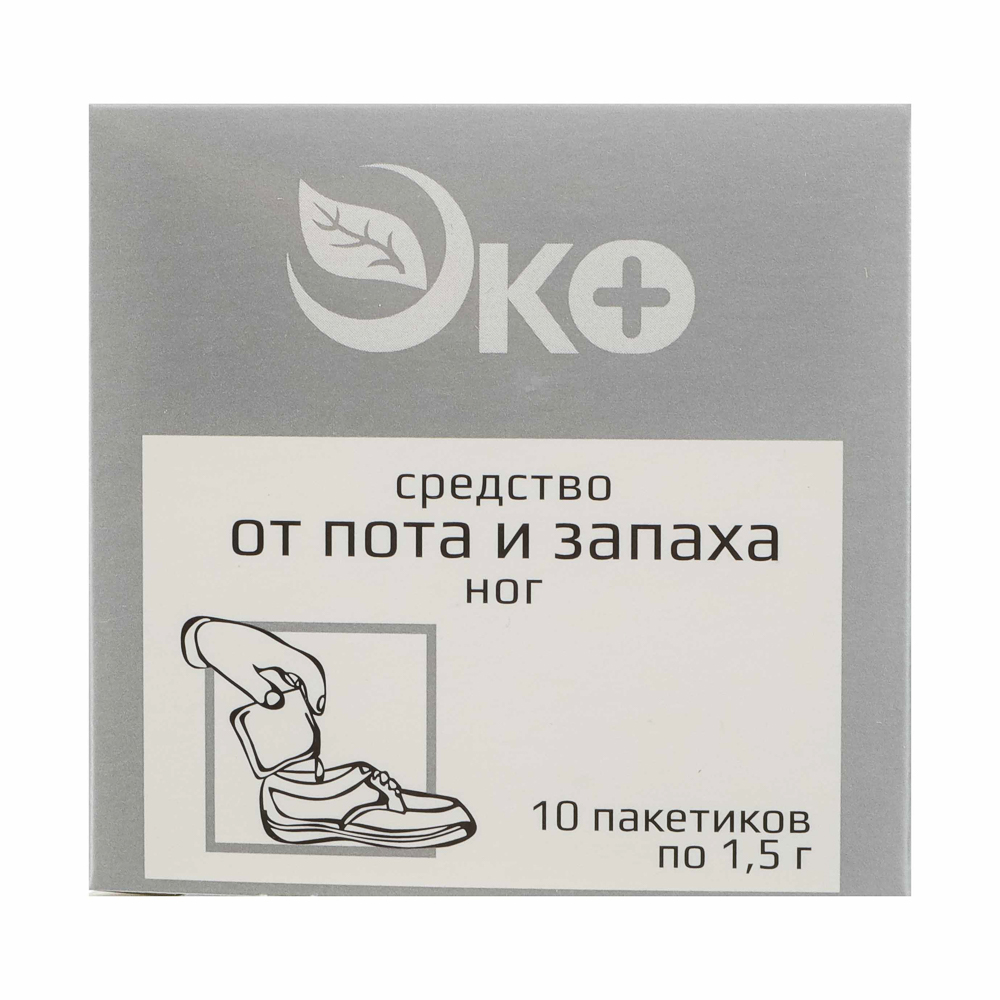 Средство для ног от пота и запаха, 10 пакетиков х1,5г - #3