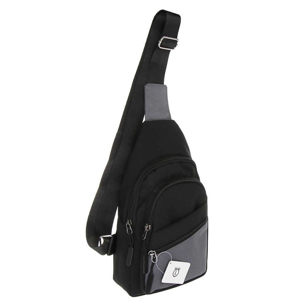 Сумка слинг тм ЮL Колорблок, полиэстер, 30х17см, 3 цвета - #7