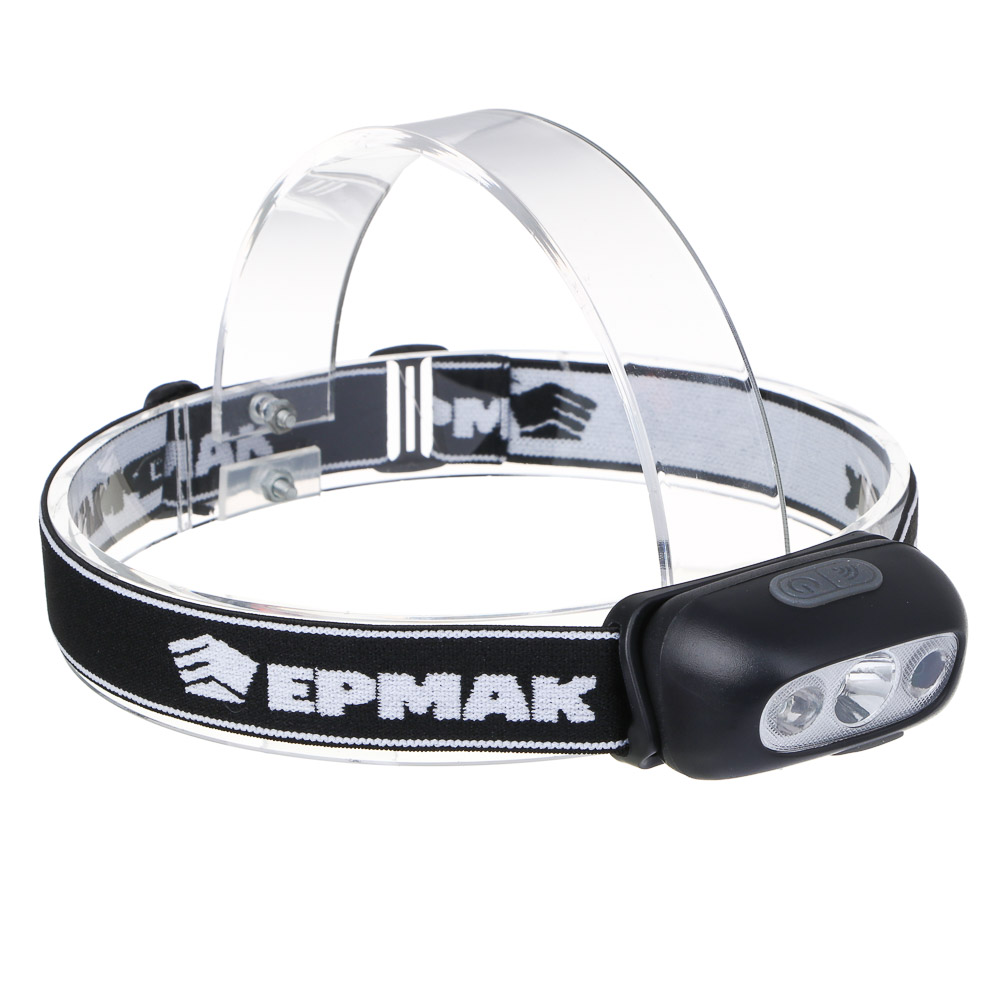 ЕРМАК Фонарь налобный, сенсорный, XPE LED, 4 режима, 400мАч, 7х3,9см - #1