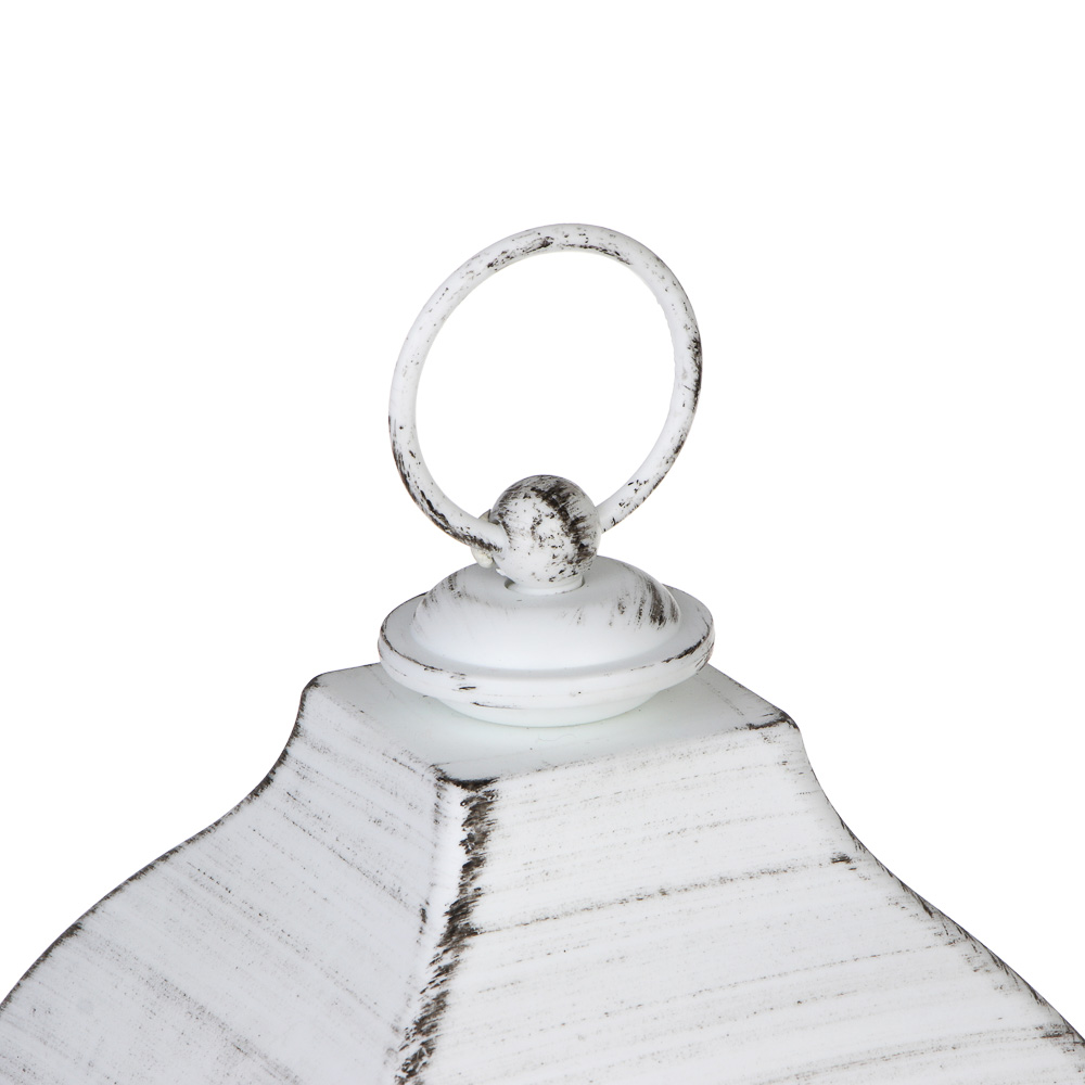 Светильник декоративный LED в виде фонаря тм СНОУ БУМ, 14x14x30,5 см, PP, стекло, 3xAAA - #3