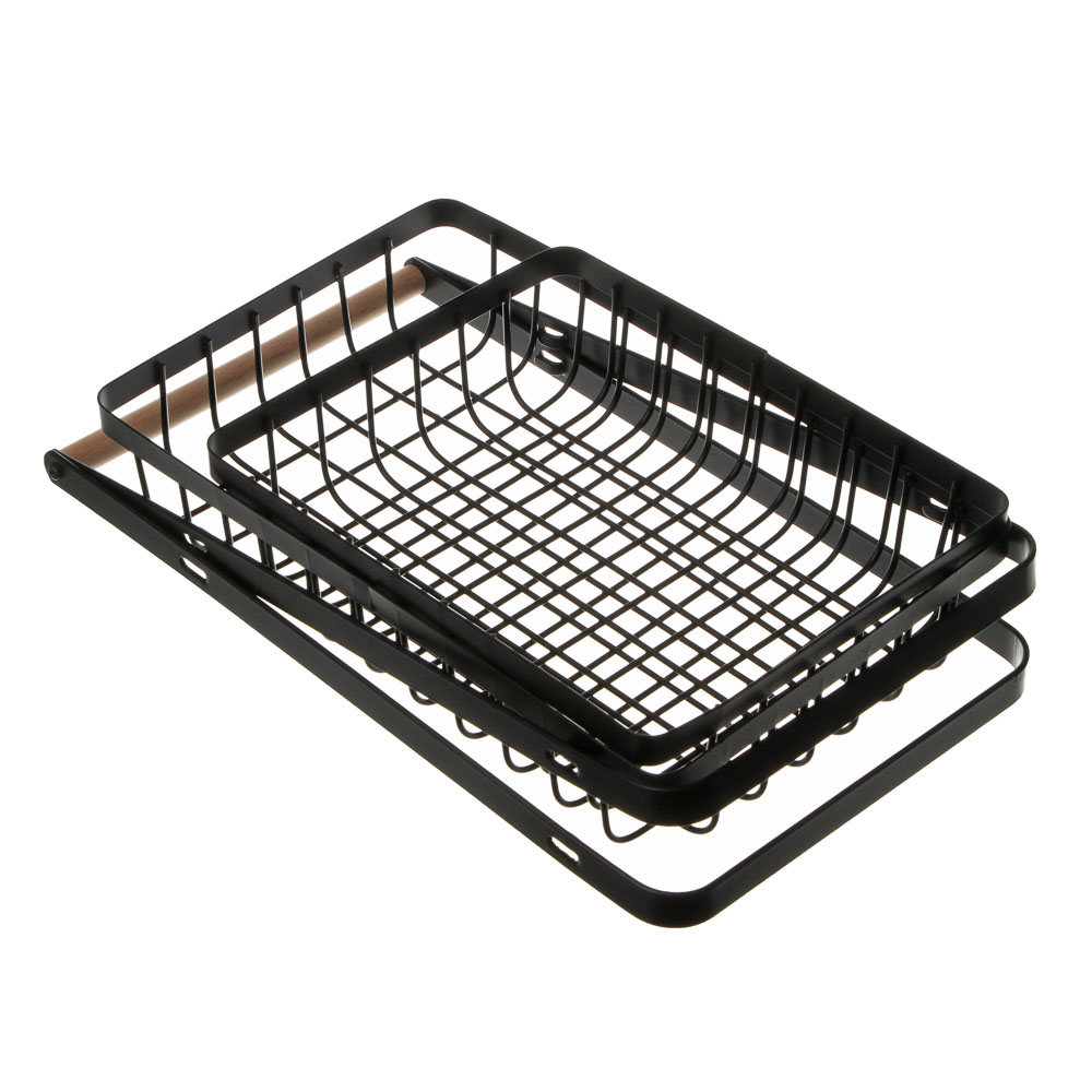 Корзина для фруктов двухярусная тм Vetta, 22x14x25 см, углеродистая сталь - #4