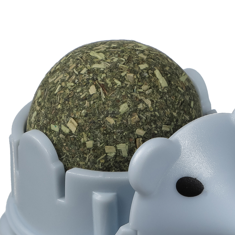 Игрушка-чесалка для кошек тм VETTA, ёжик с мятой, 7,5см - #16