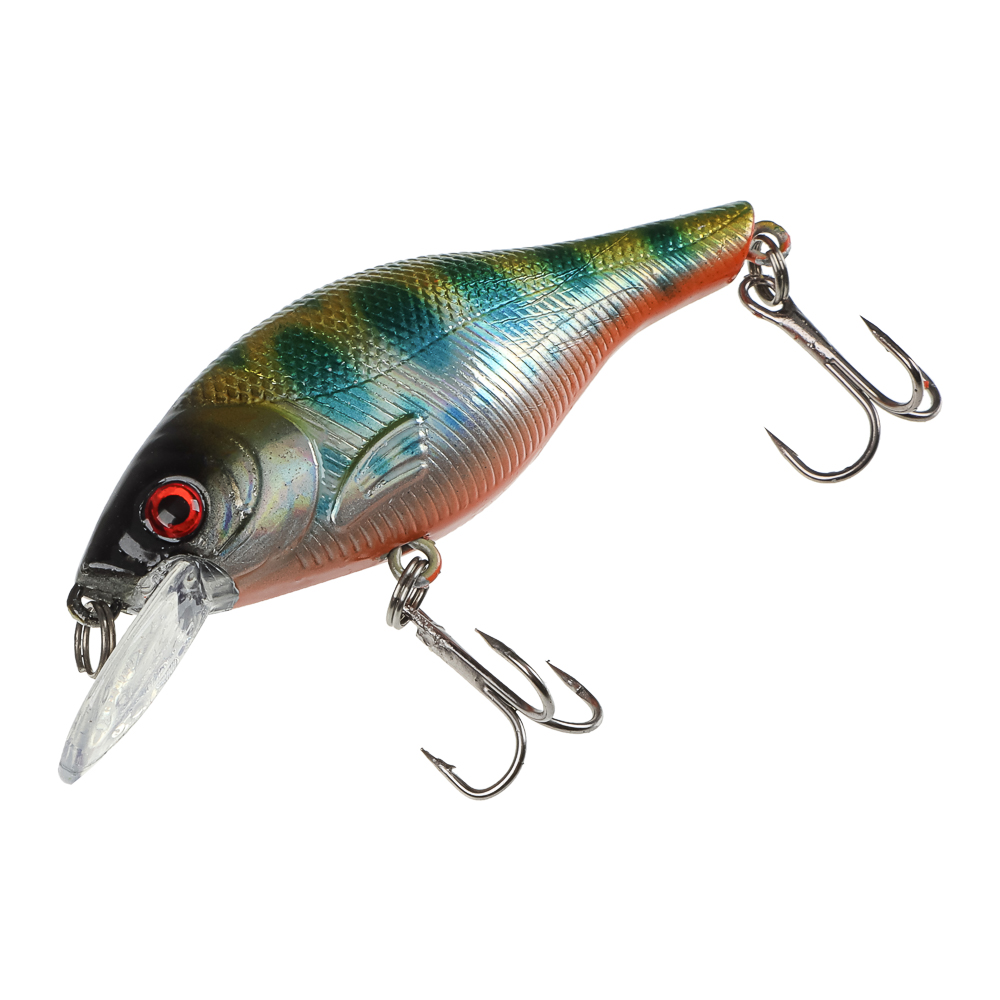 Воблер "Фэри Крэнк" тм AZOR FISHING, F, 8,8гр, 80мм, 0,0-1,5м, 5 цветов - #15