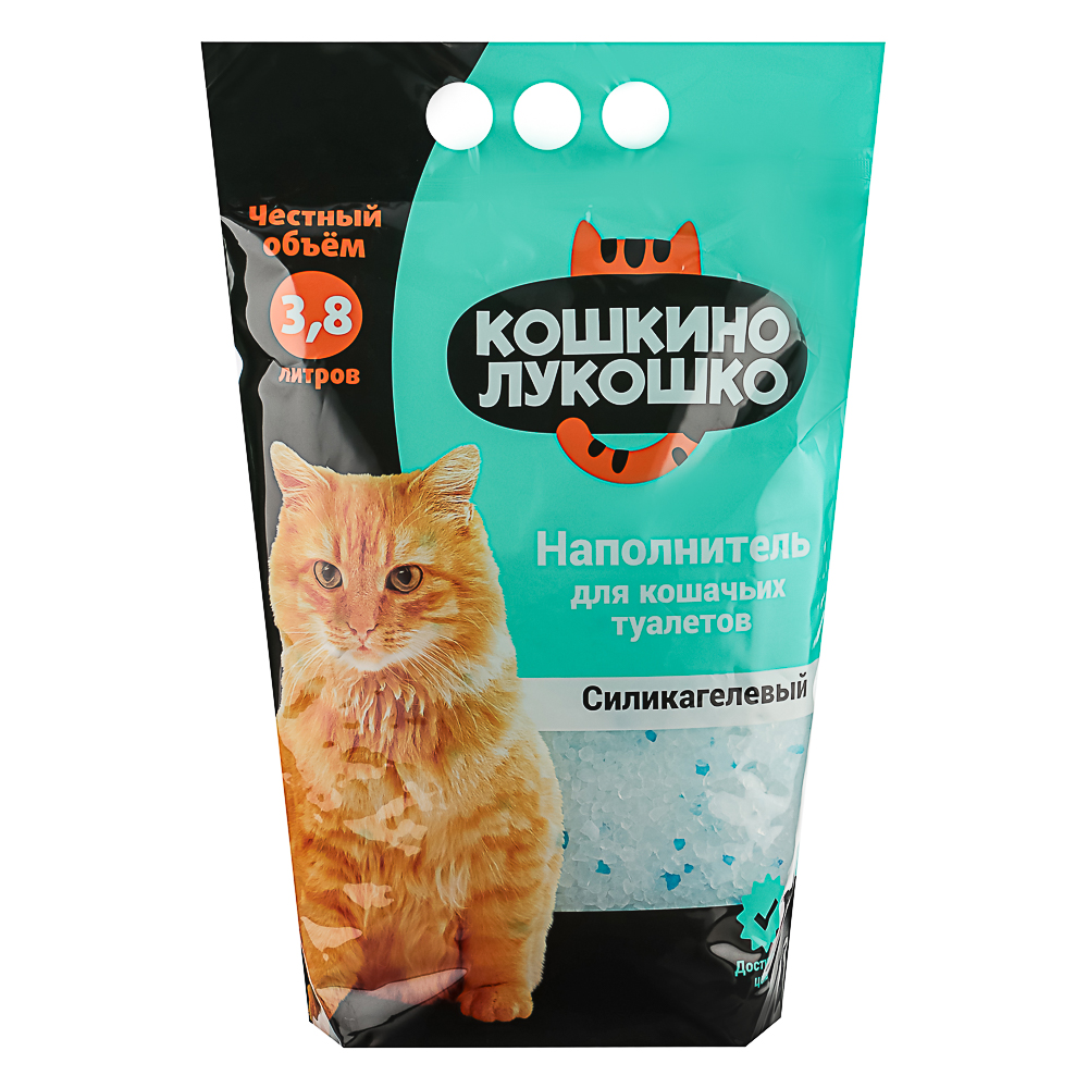 Наполнитель Кошкино Лукошко силикагель 3,8л - #1