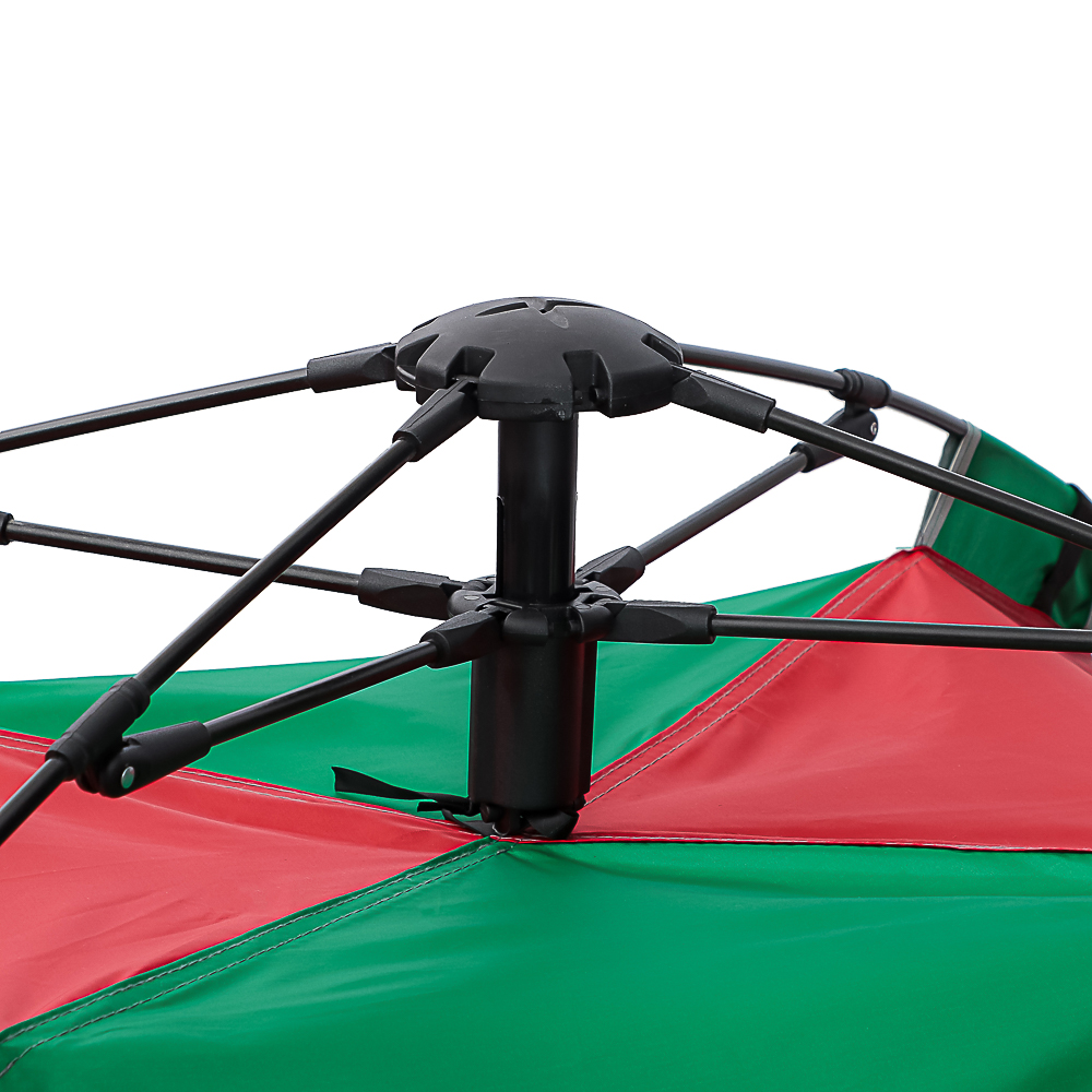 РУССО ТУРИСТО Палатка 2-мест, Автомат, 200х145х125см, нейлон 170T, дно оксфорд 210D - #10