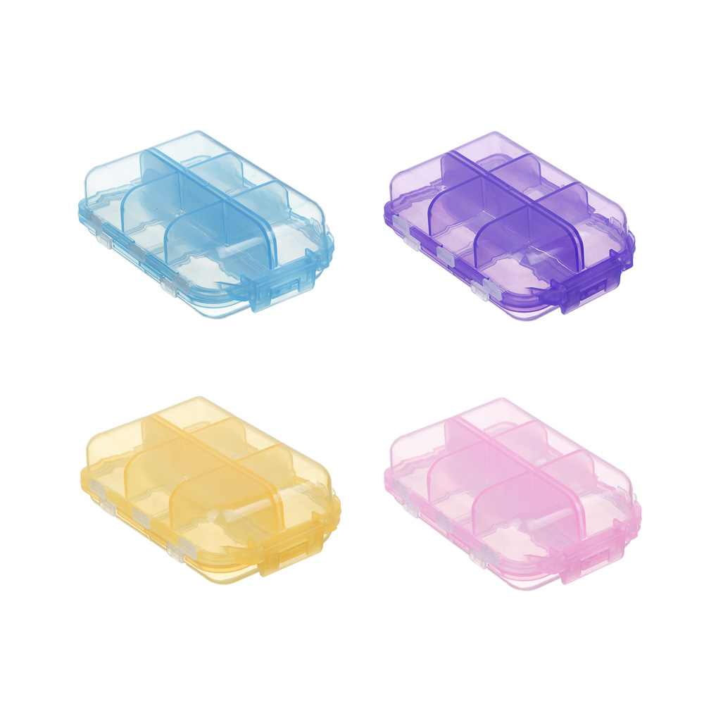 VETTA Бокс для таблеток 10 ячеек, 9х6х3 см, пластик - #1