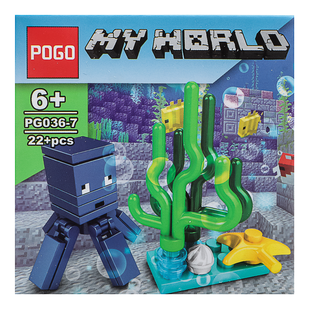 Конструктор "Игровой мир" 21-28 дет., ABS, 7х4,5х7 см, 6 видов - #18