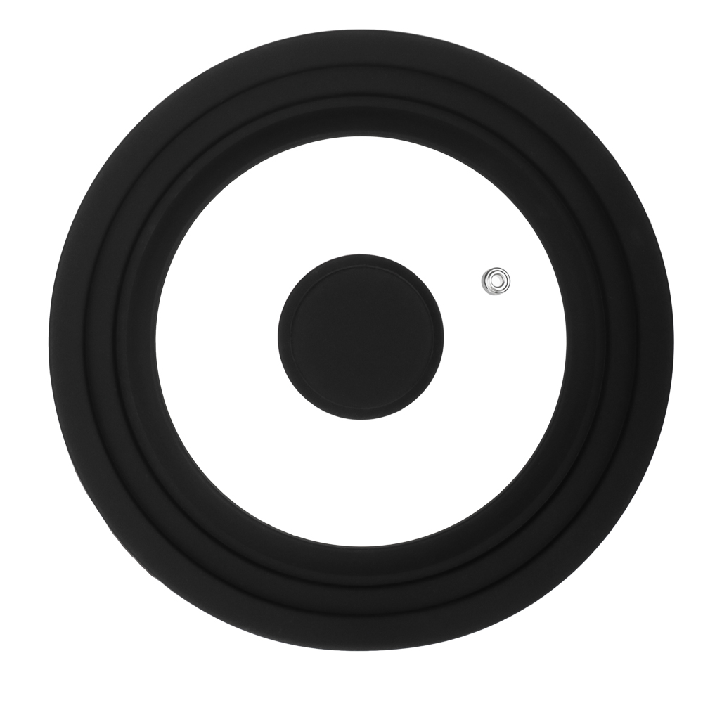 SATOSHI Крышка универсальная стекло/силикон с ручкой, 16-18-20см - #7