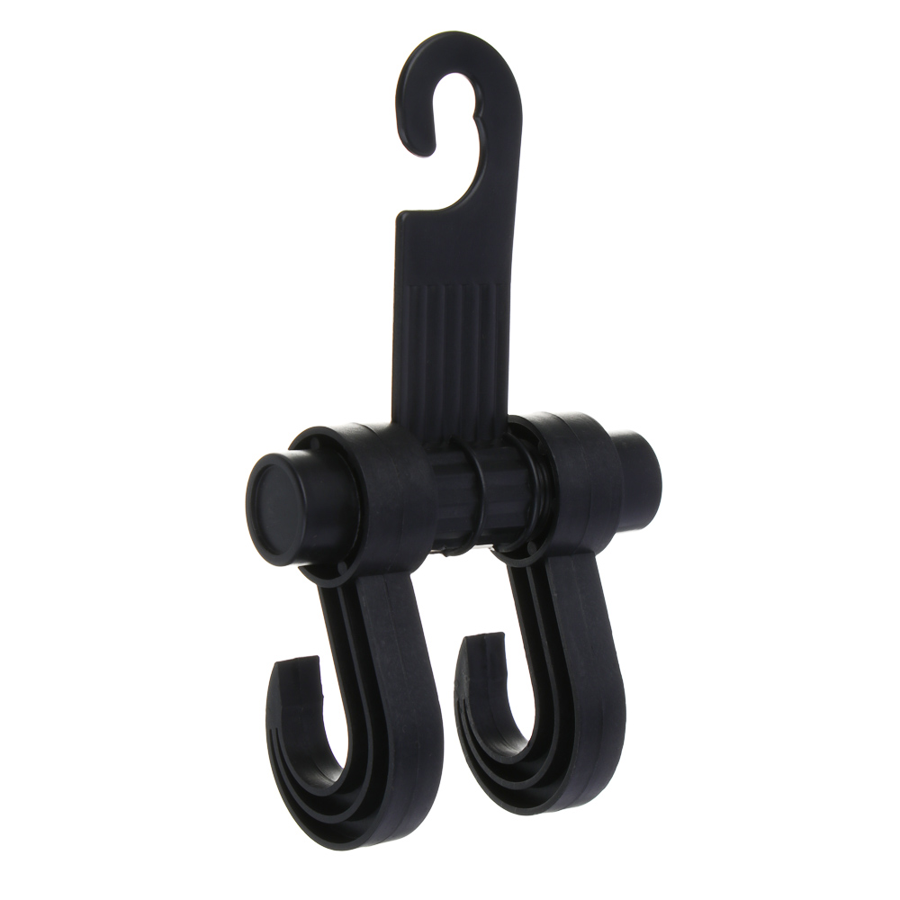РОКОТ Вешалка-крючок на подголовник, два крючка, чёрный, 769045 - #4