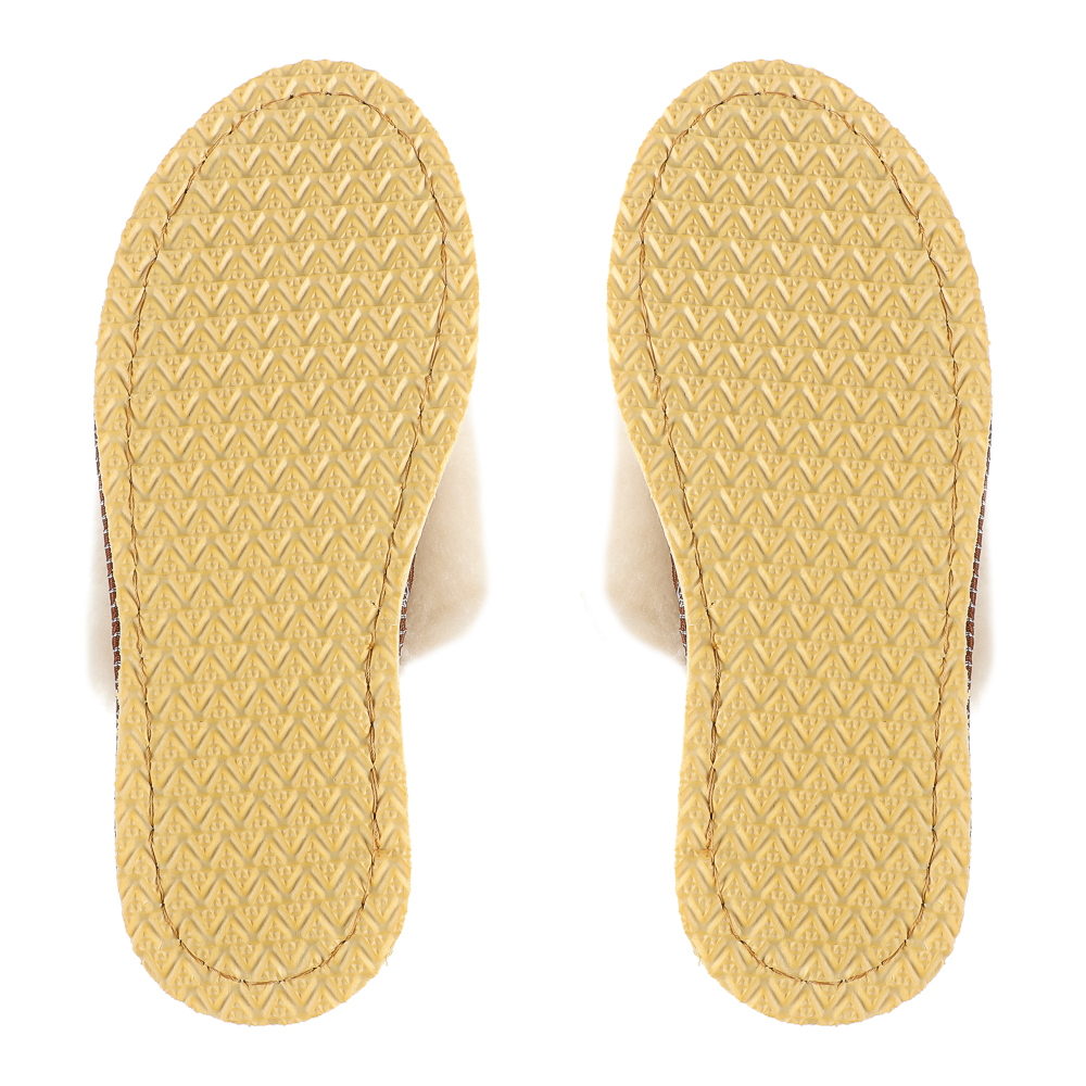 Обувь домашняя арт. 1112(мех) р.38 разноцвет - #3