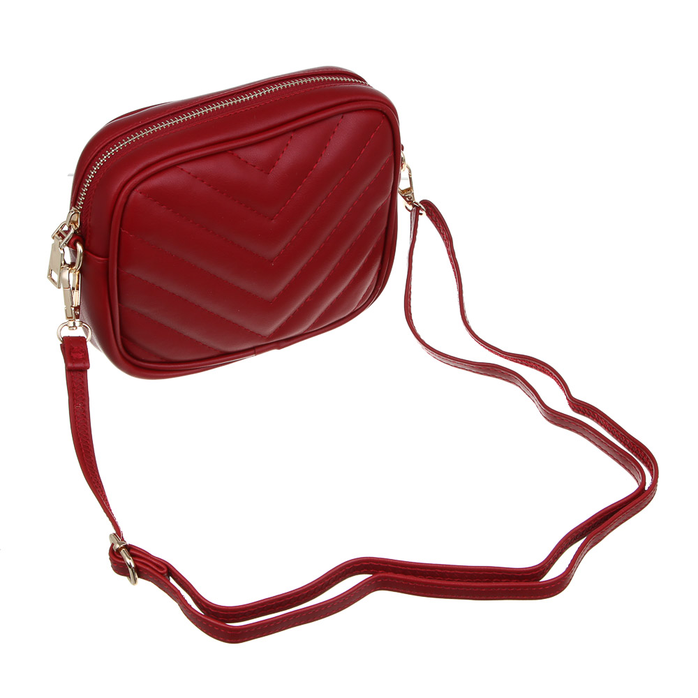 ЮL Кристаллис Сумка кроссбоди стеганная на длинном ремне, ПУ, 17х13,5х5см, 2 цвета, КЖС24-23 - #3