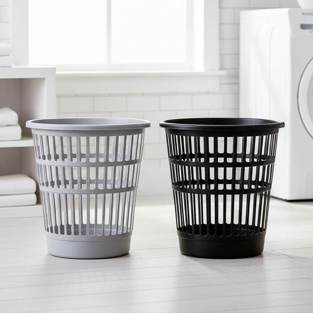 Корзина для мусора и бумаг 8,5л, сетчатая, полипропилен, 25х26х26см, 2 цвета - #1