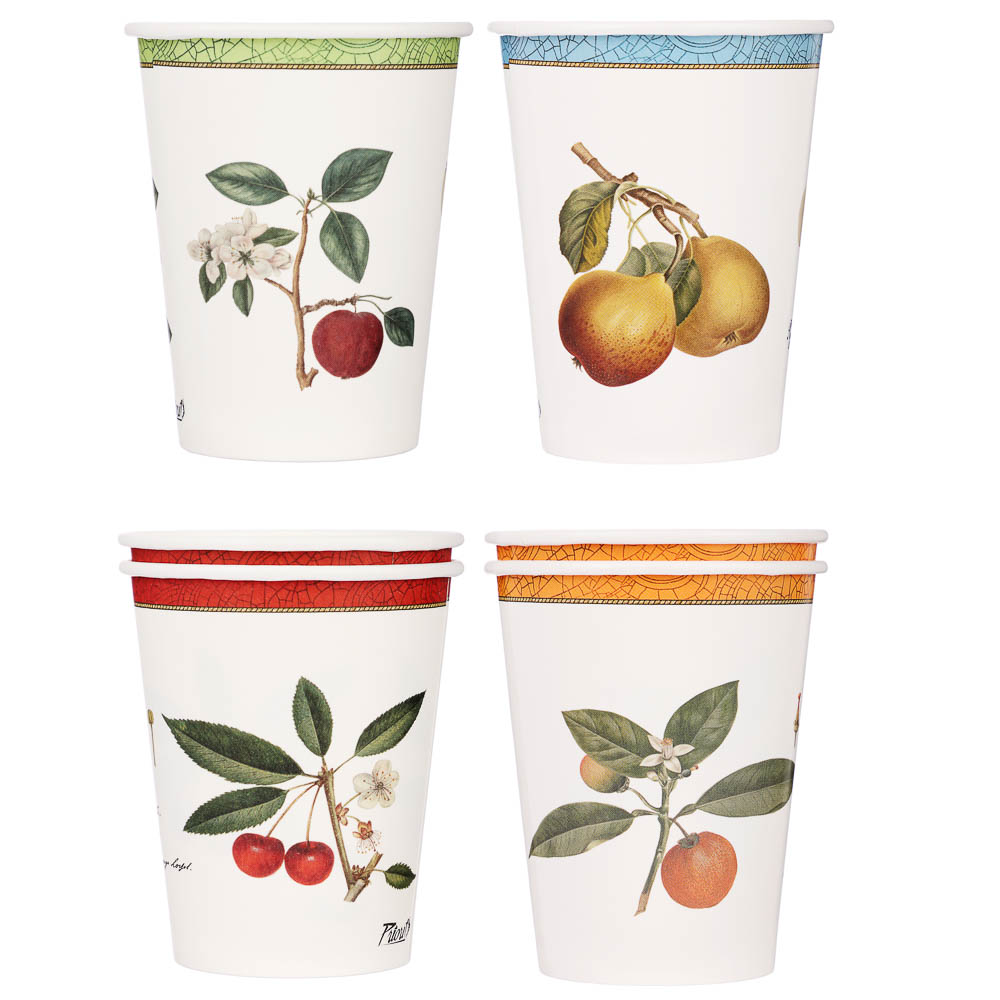 Набор бумажных одноразовых стаканов 6 шт, 250 мл, диз. 1 - #2