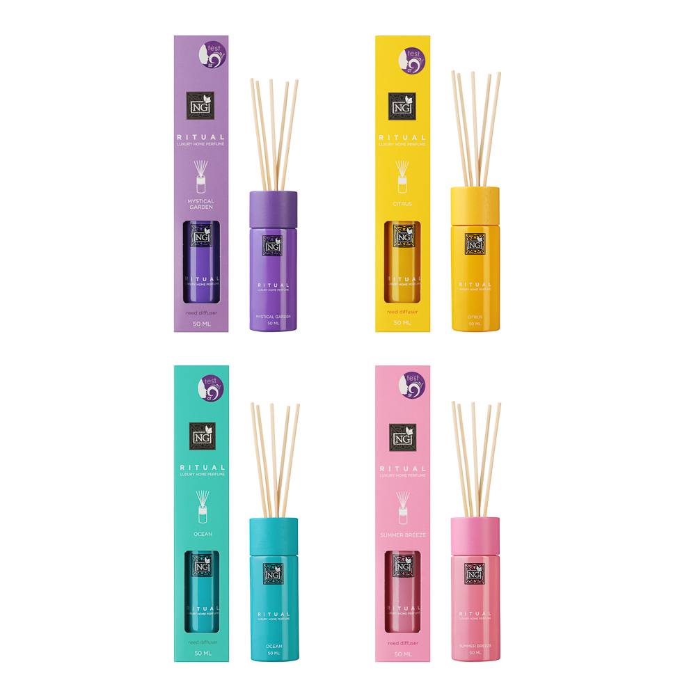 NEW GALAXY Диффузор Ritual, океан, мистический сад, летн. бриз, цитрус, 50 мл - #1