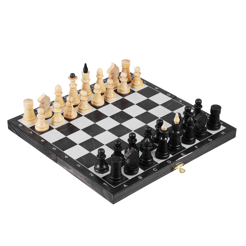 Шахматы обиходные деревянные - #1