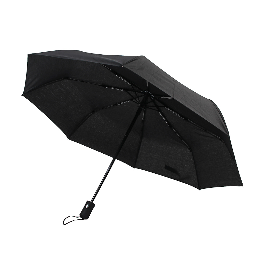 Зонт универсальный автомат, диаметр 96 см, 8 спиц, металл,  PG, черный - #2