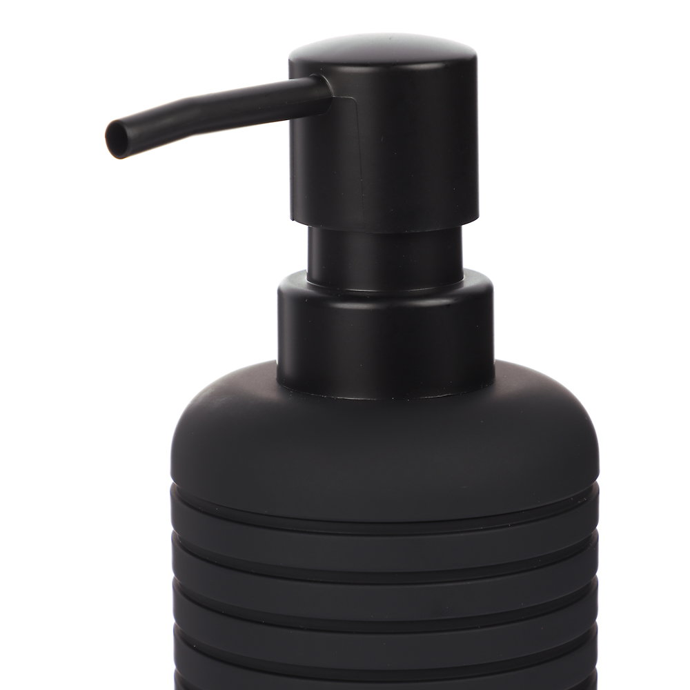 Дозатор жидкого мыла LAGO, чёрный, пластик, SWP-2410-BLK-01 - #2