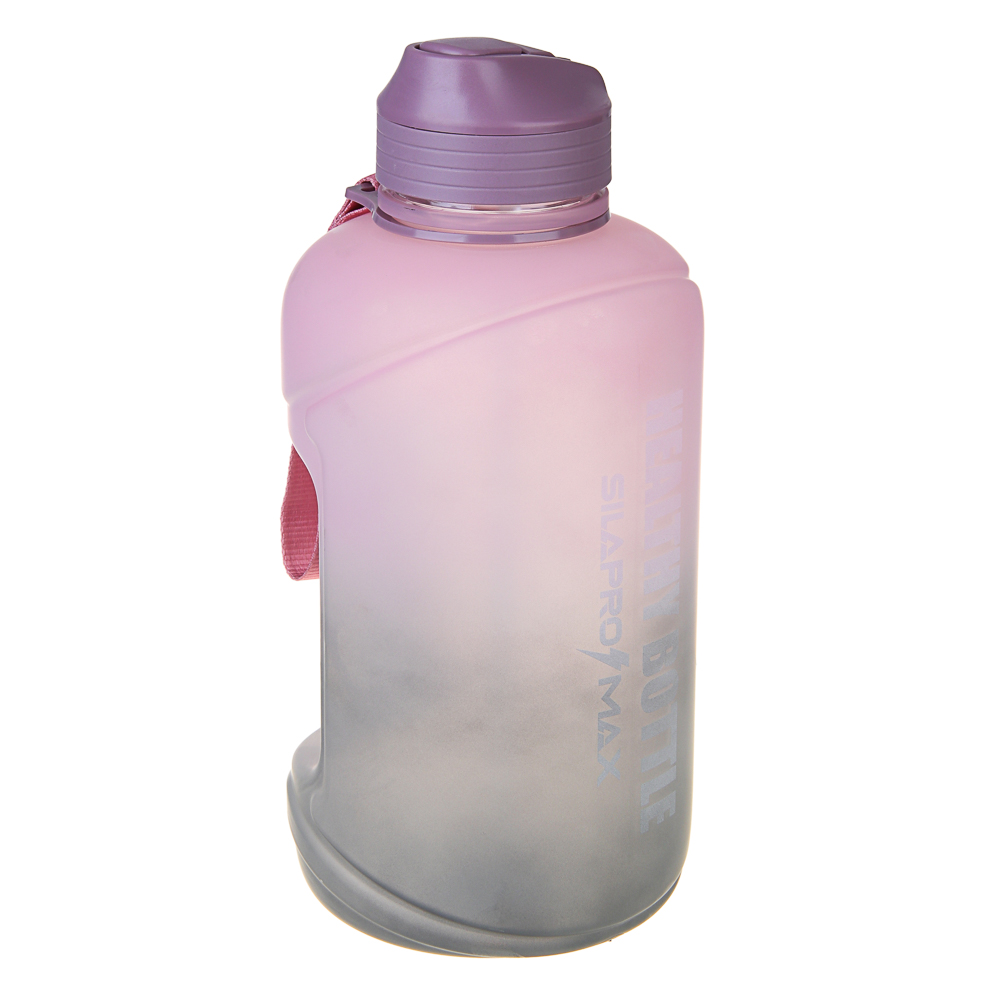 SILAPRO MAX Бутылка спортивная с замком, ULTIMATE GREY-ELDERBERRY, 2л, PETG - #2