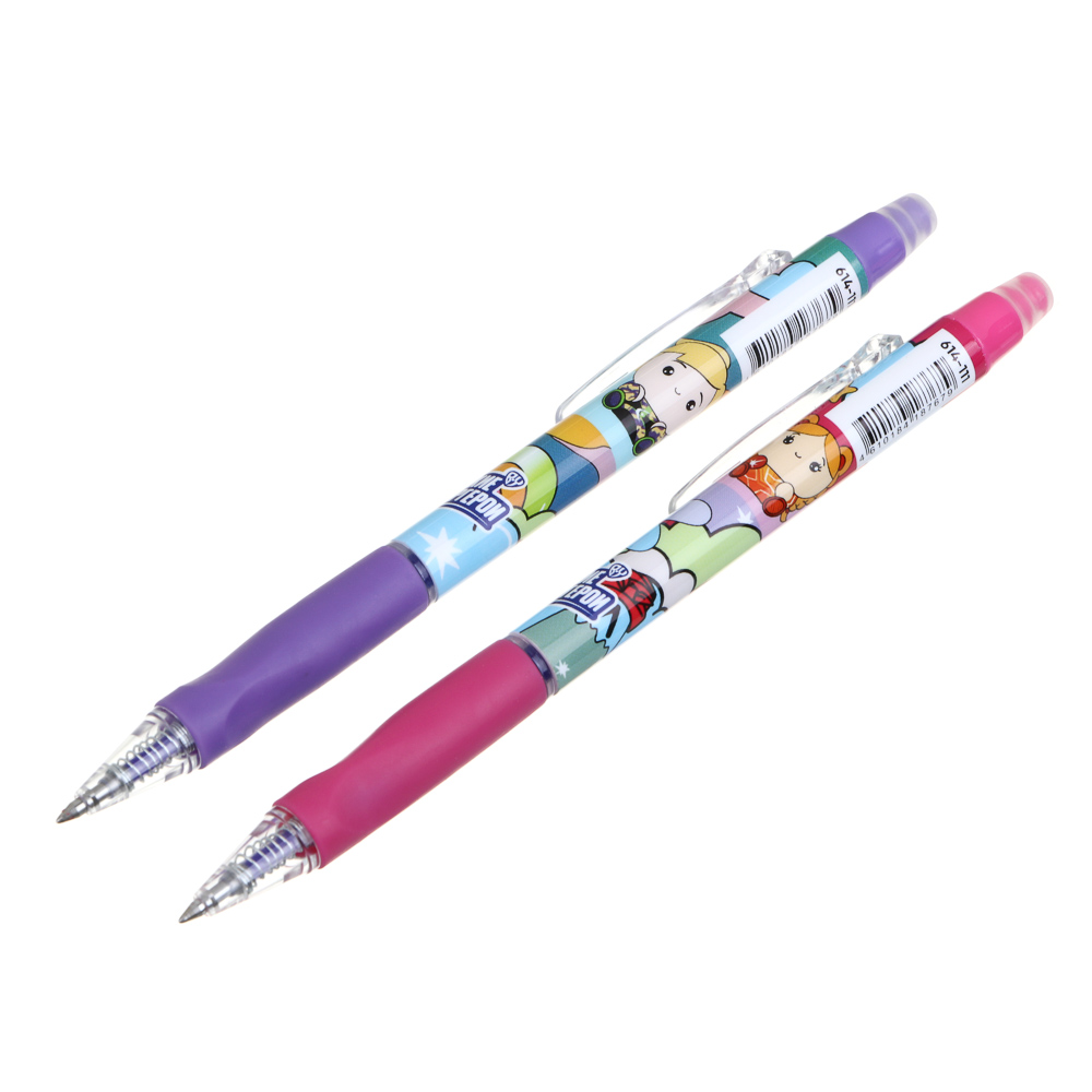 FLOMIK Авторучка гелевая "пиши-стирай" синяя, 0,6 мм, 2 дизайна - #6