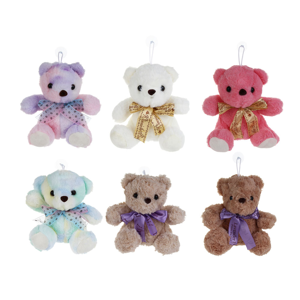 ИГРОЛЕНД Игрушка мягкая "Медвежонок" 18 см, полиэстер, 6 видов - #1