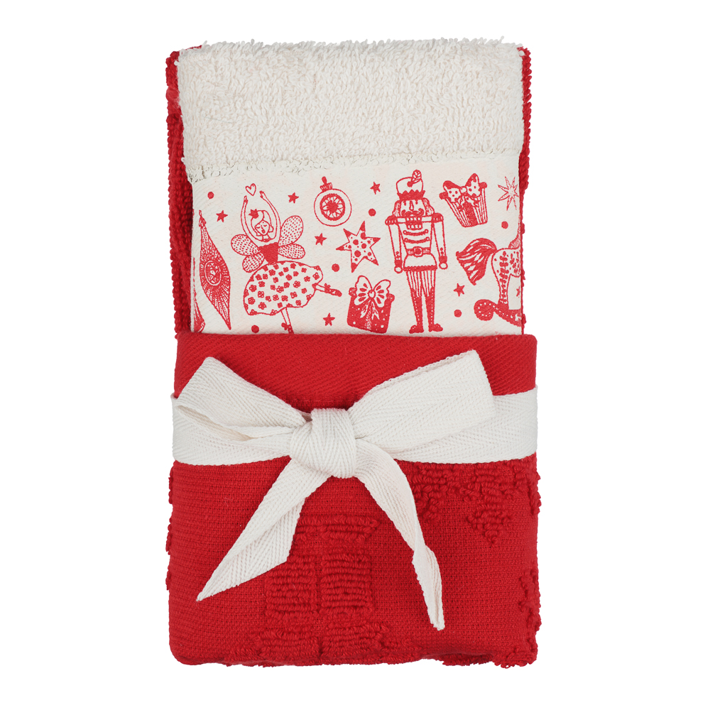 PROVANCE Щелкунчик Комплект махровых полотенец 2шт, 30х50см, 100% хлопок, 2 дизайна - #10