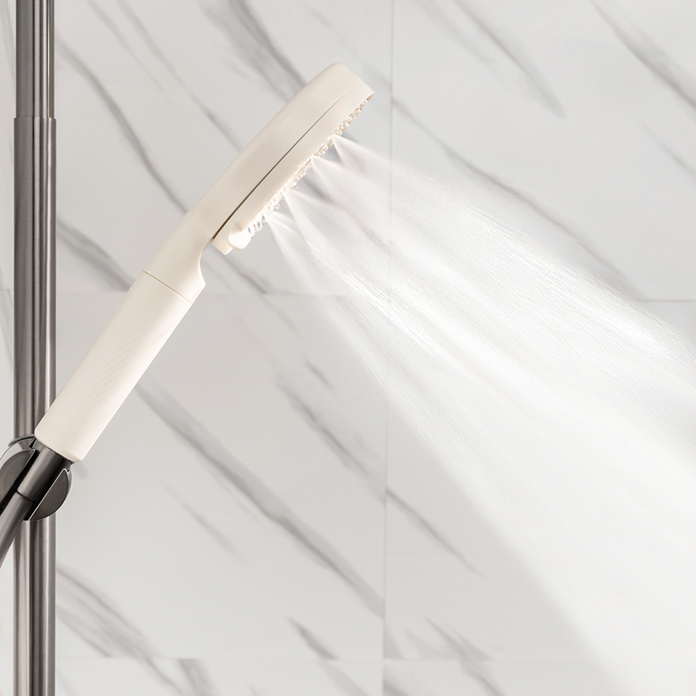 RAIN Лейка для душа, 5 режимов, 123мм, бежевый - #14