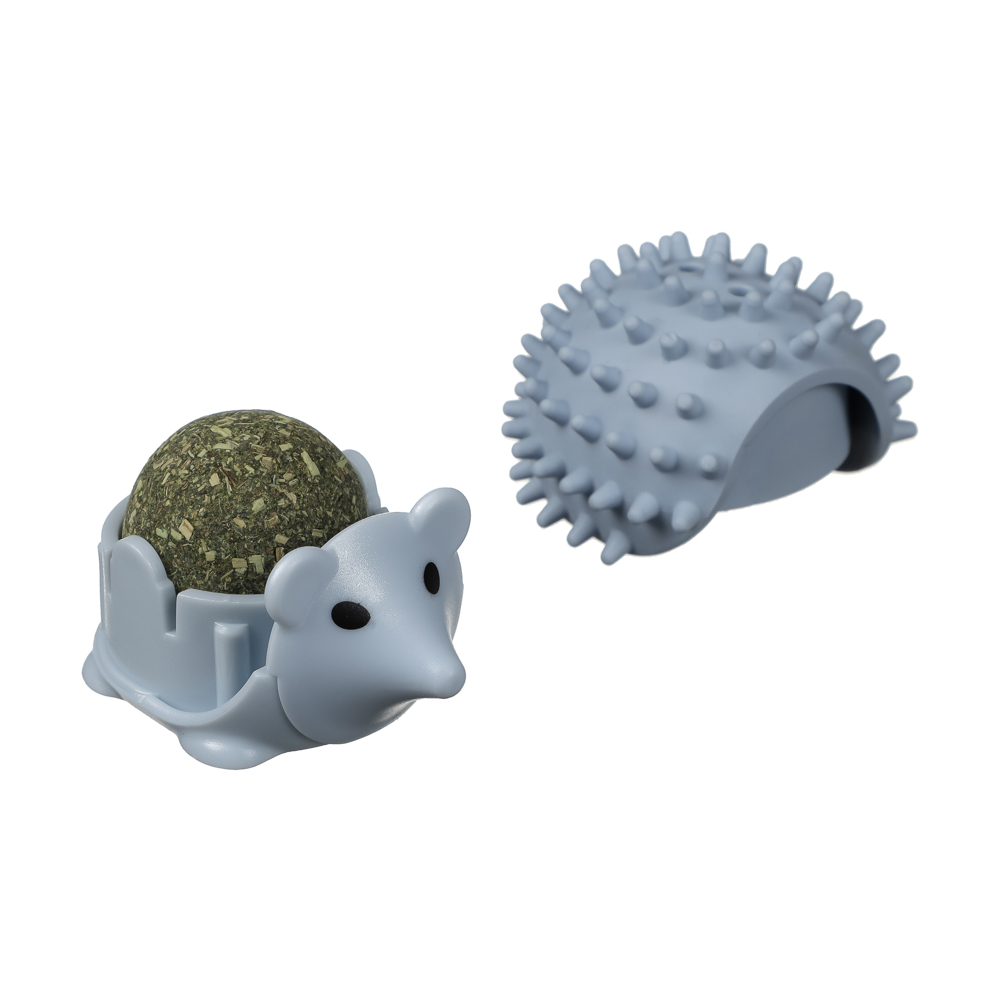 Игрушка-чесалка для кошек тм VETTA, ёжик с мятой, 7,5см - #15