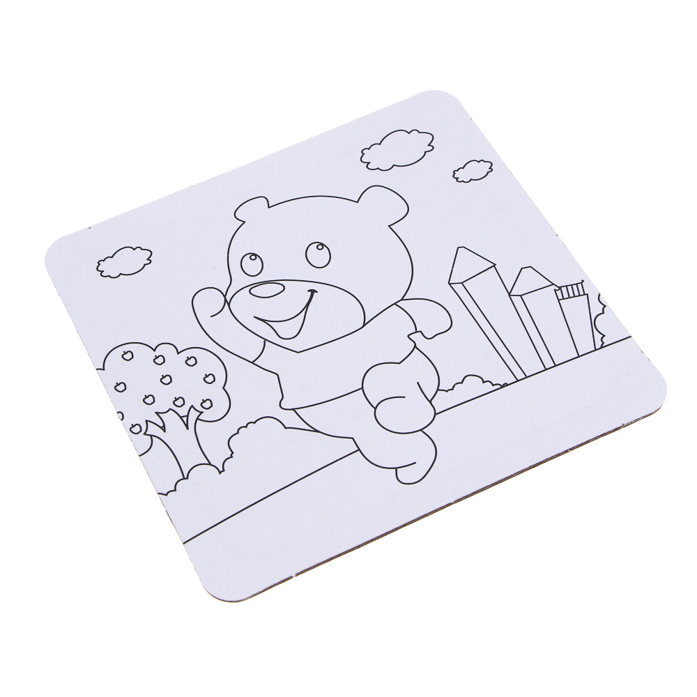 ХОББИХИТ Набор для творчества "Пазл-раскраска" 6 штук, 16,5х2,3х20см, картон, 2 дизайна - #10