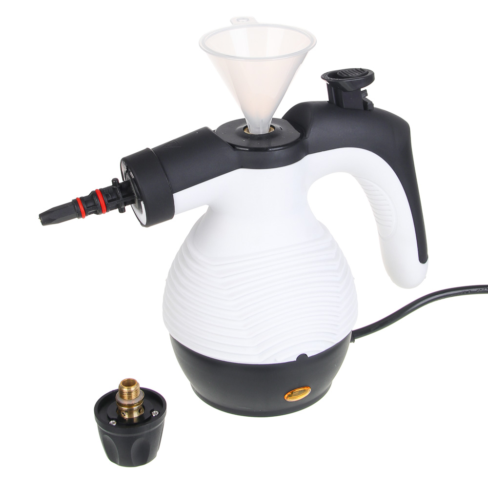 LEBEN Пароочиститель, 1000Вт, 9 насадок, от сети 220В, серый - #4