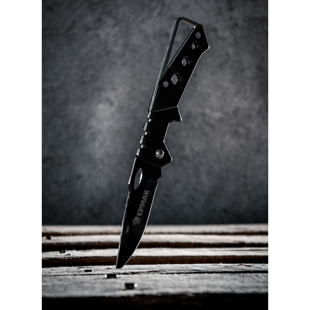 ЕРМАК Нож туристический складной 17 см. толщина лезвия 1,8 мм, нерж. сталь, арт.3 - #8