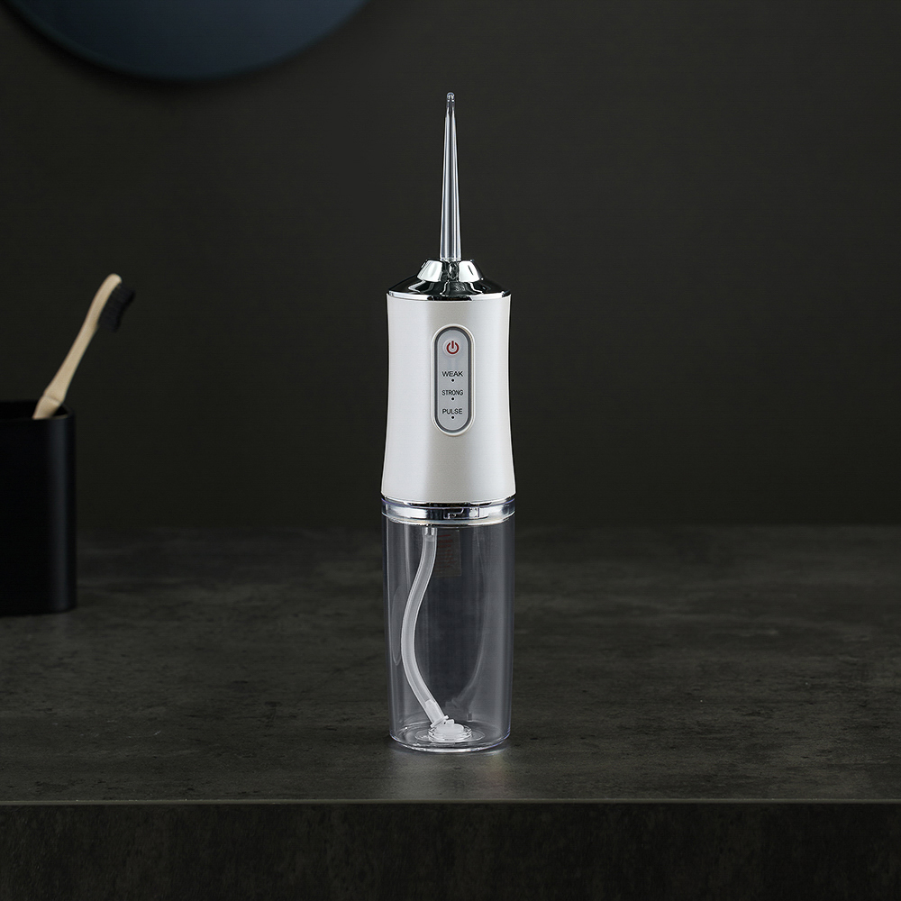 LEBEN Ирригатор, 5 Вт, 3 режима, 4 насадки в комплекте, USB-провод, белый - #6