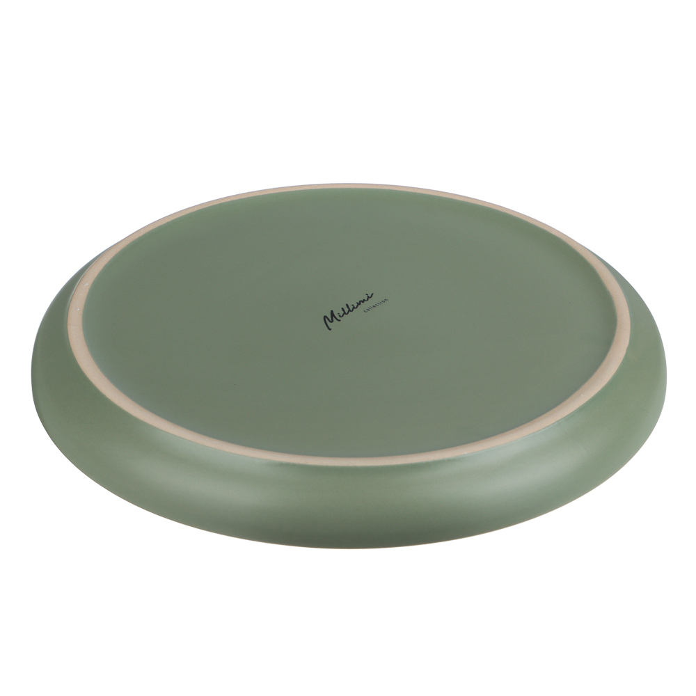 Тарелка закусочная 20см, тм MILLIMI Треция фисташковый, керамика - #4