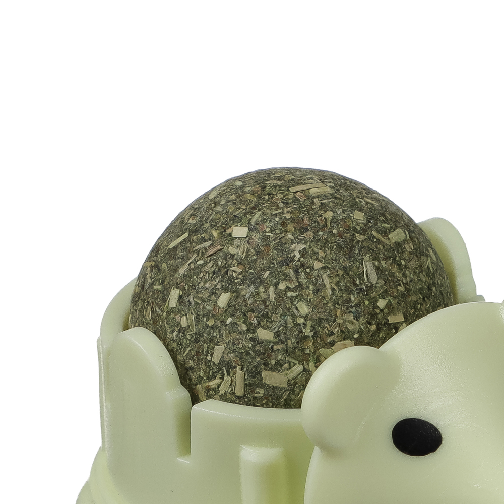 Игрушка-чесалка для кошек тм VETTA, ёжик с мятой, 7,5см - #26