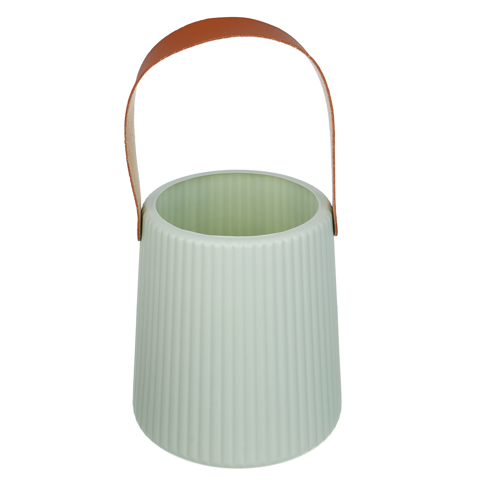 Ваза, 13,5x17,5x16 см, пластик, 3 цвета - #3