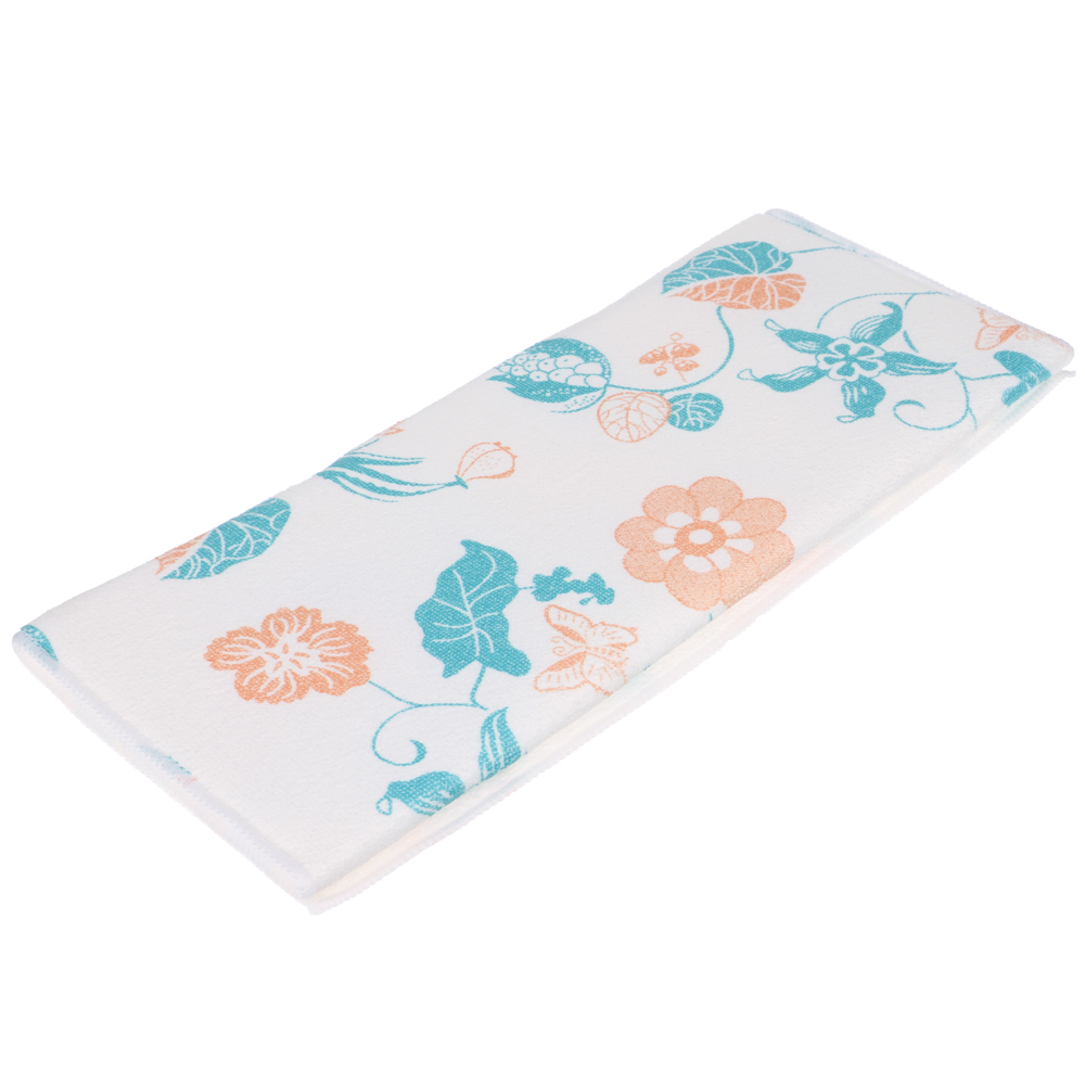 VETTA Салфетка для сушки посуды из микрофибры, "Цветы", 38x50см, 300г/кв.м, 1 дизайн - #3