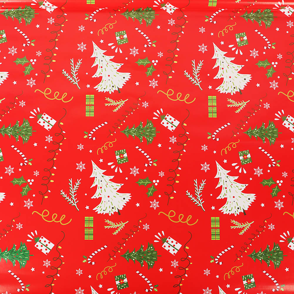 Бумага тм СНОУ БУМ подарочная, 70x100 см, 70 г односторонняя, 4 диз., арт.2 - #5