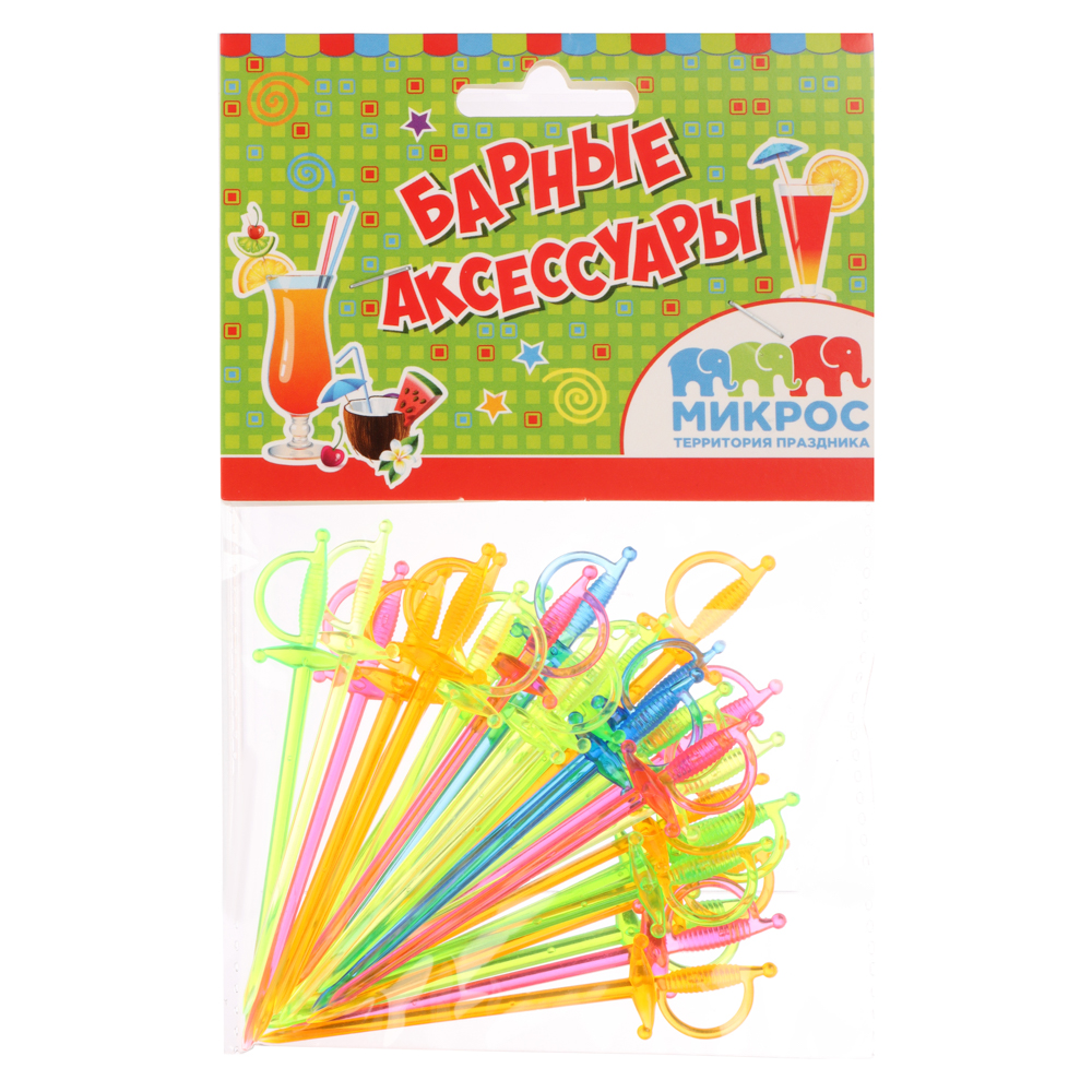 Пика для канапе 7 см (30 шт./уп.) Шпага пластик - #4