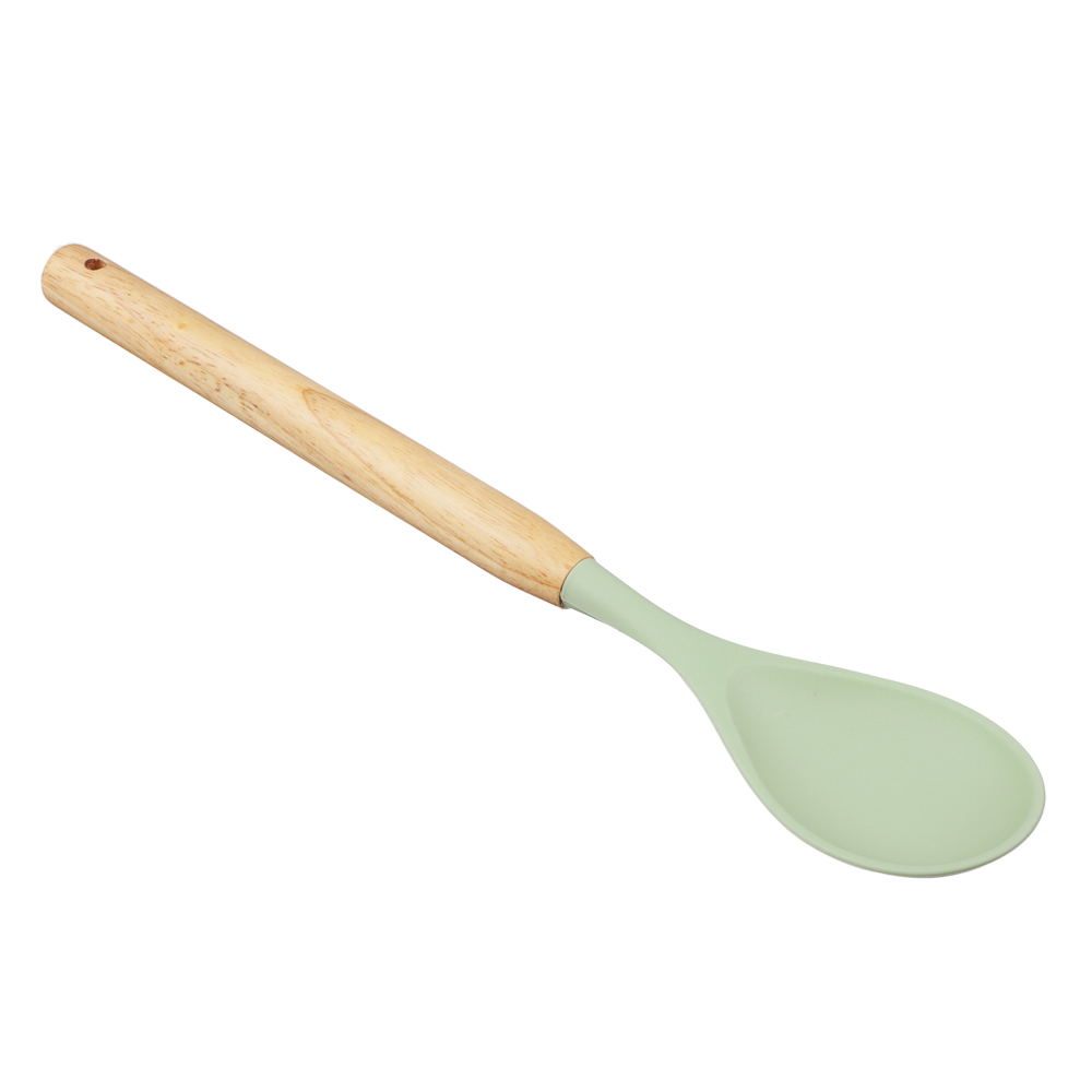 Набор кухонных принадлежностей SATOSHI Аллон, 12пр., оливковый, силикон - #7