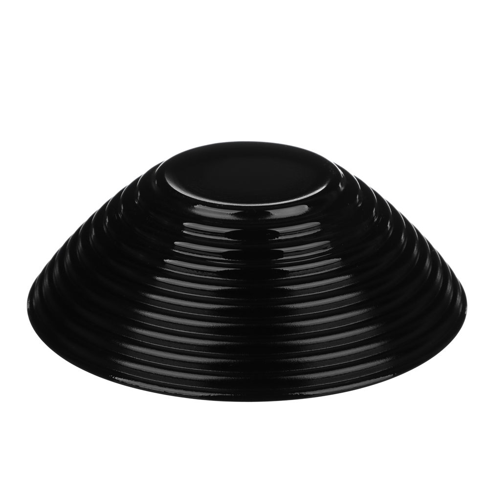 MILLIMI Бароло Салатник 16см черный опаловое стекло - #4