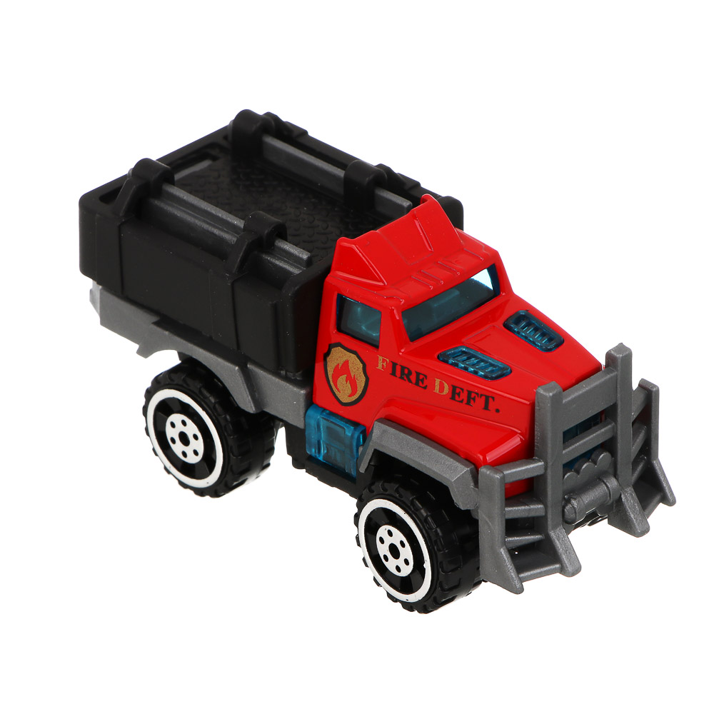 ИГРОЛЕНД Набор из 3-х машин "Пожарная служба", металл, 10,5х5,2х21,5 см, 4 дизайна - #6