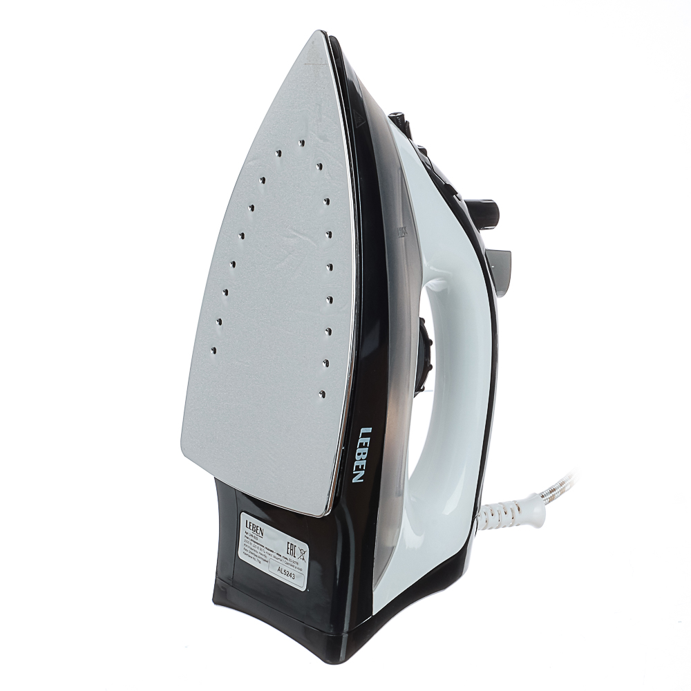 LEBEN Утюг с отпаривателем 2000 Вт, подошва - нерж. сталь, ES-5078 - #7