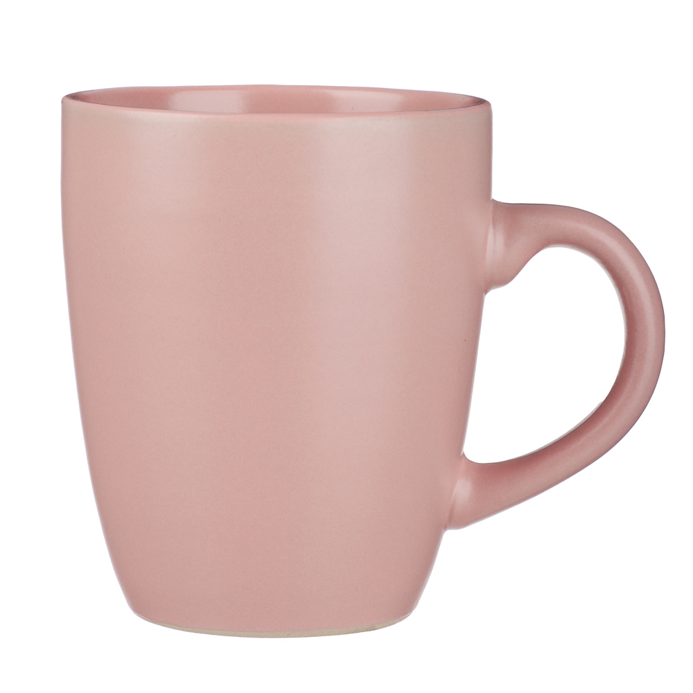 Кружка 350мл, тм MILLIMI розовый, керамика - #1