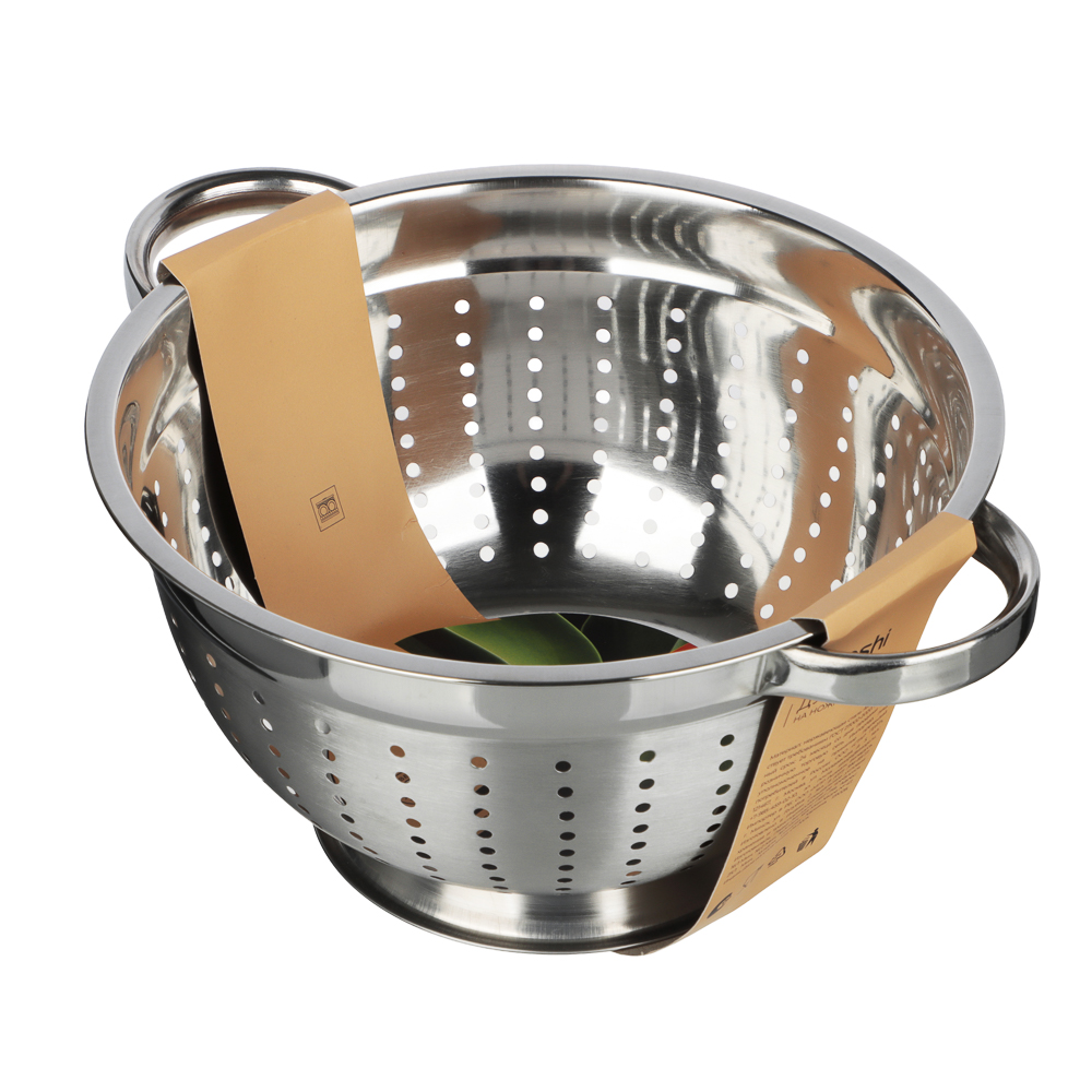 SATOSHI Дуршлаг на ножке, 24см, нерж.сталь - #3
