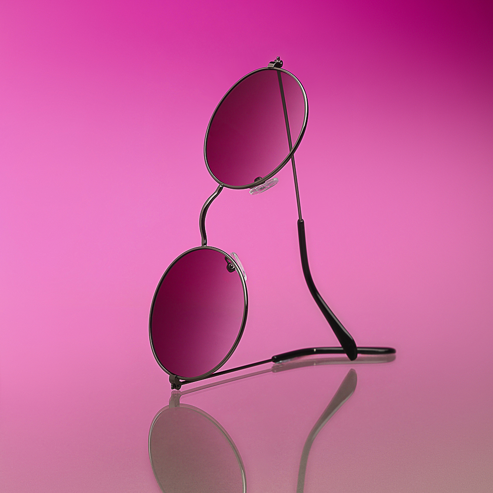 GALANTE Очки солнцезащитные, пластик, металл, 135x43мм, 4 цвета - #12