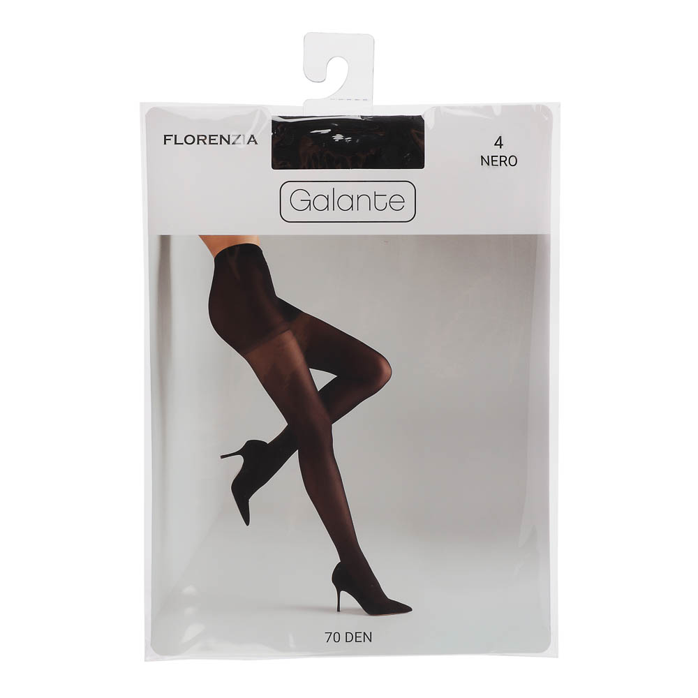 GALANTE Florenzia Колготки 70 DEN с шортиками, 84% полиамид, 16%эластан, размер 4, цвет черный - #5