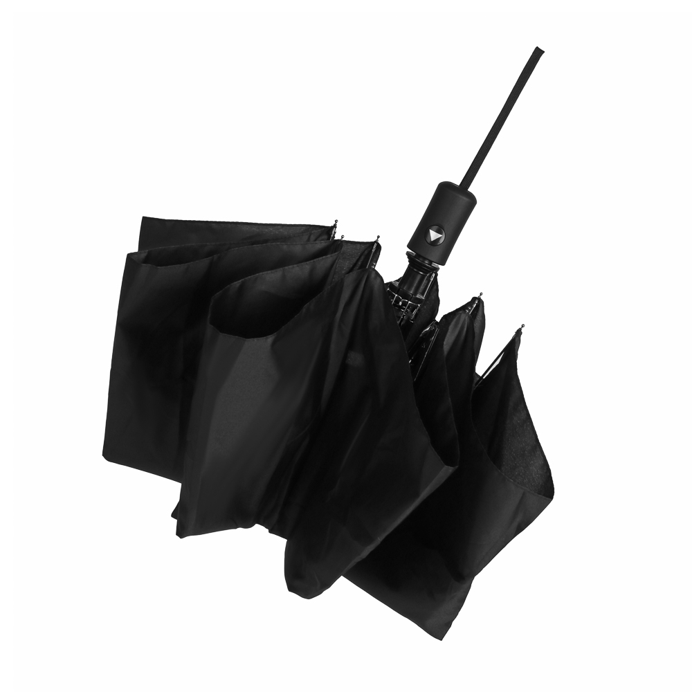 Зонт мужской полуавтоматический, черный - #4