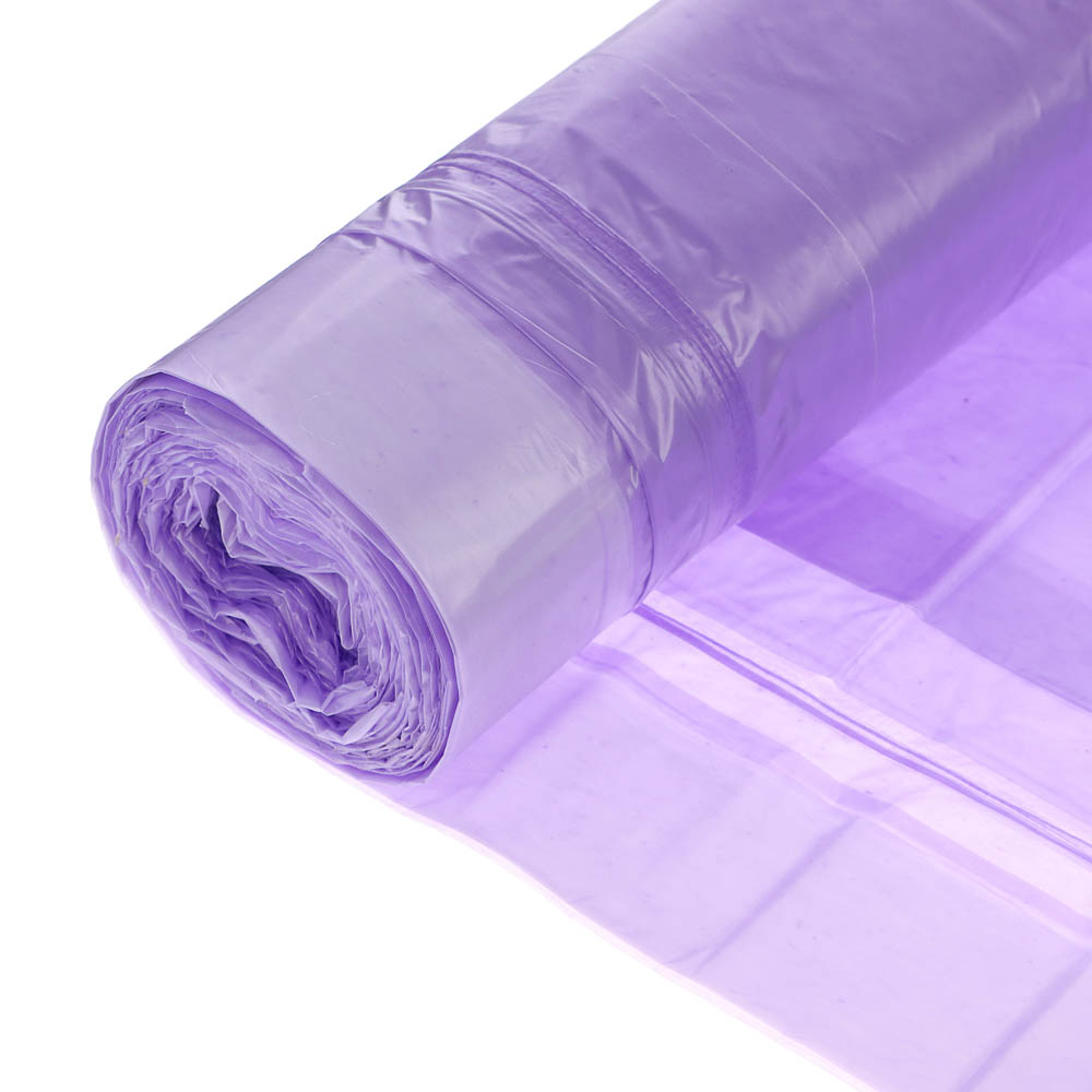 VETTA Мешки для мусора с завязками 50 л., 10 шт., стандарт, цветные, рулон - #4