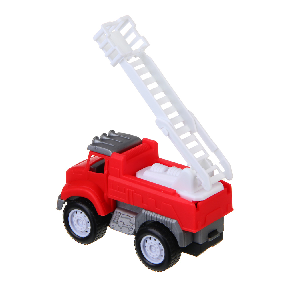 ИГРОЛЕНД Пожарная машина, инерция, PP, 12,2х6,5х8,8см, 3 дизайна - #6